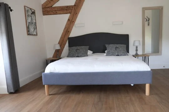 Chambre climatisée avec vue jardin à l’Hôtel Savel